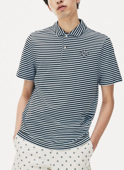 Lacoste - Polo Manches Courtes Bord-Cotes - Calanque/Noir - Homme