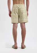 Shorts flameados de flores - Arena