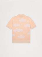 Polo unisex Nubes de albaricoque