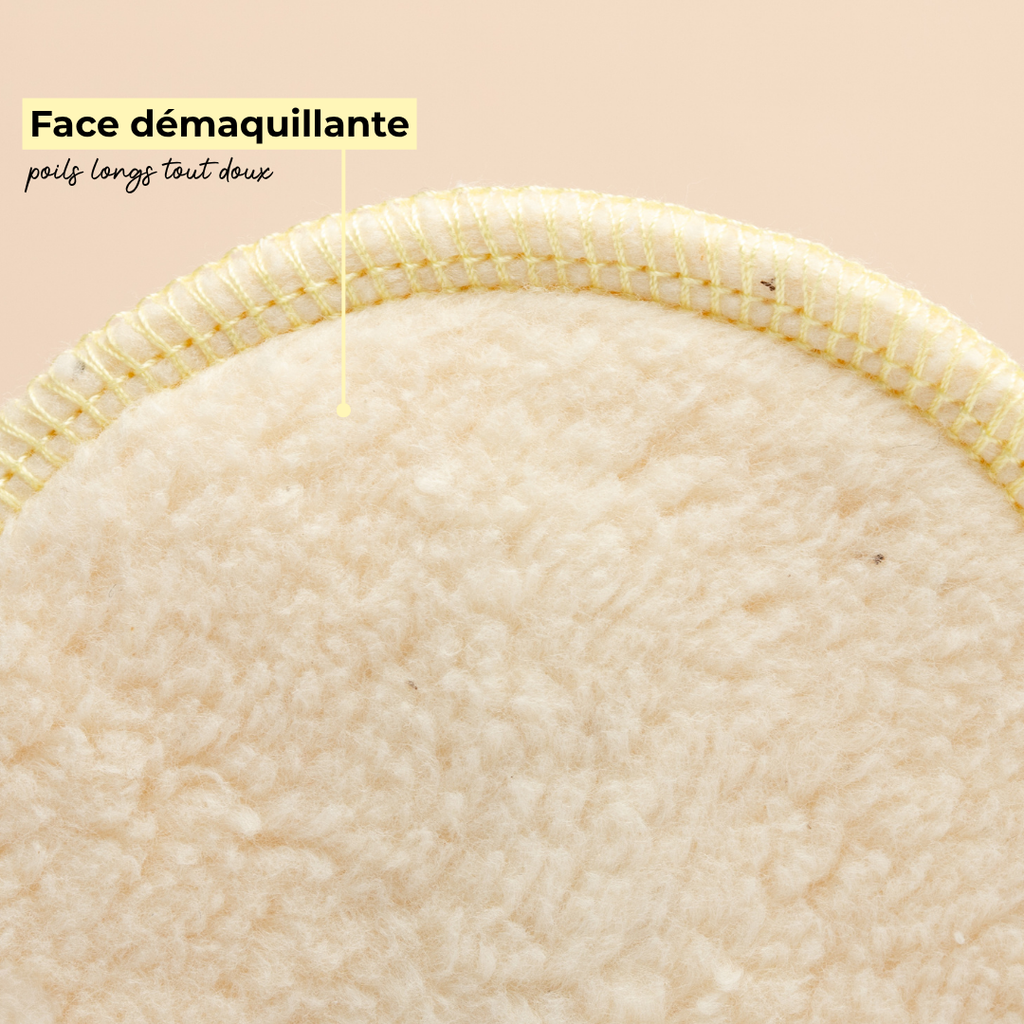 Double-Pad • Genanvendelig 2-I-1 Bomuldsrondel Til Makeupeffjerning & Eksfoliering • Pakke Med 7