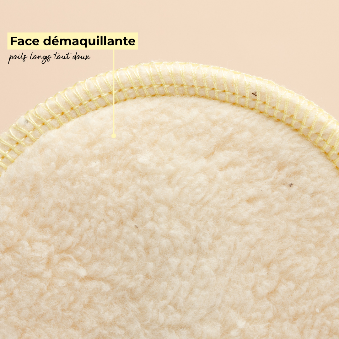 Double-Pad • Genanvendelig 2-I-1 Bomuldsrondel Til Makeupeffjerning & Eksfoliering • Pakke Med 7