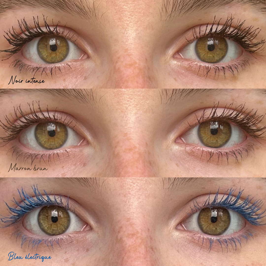Mascara Naturel Booster De Cils • Mascara Bleu Électrique