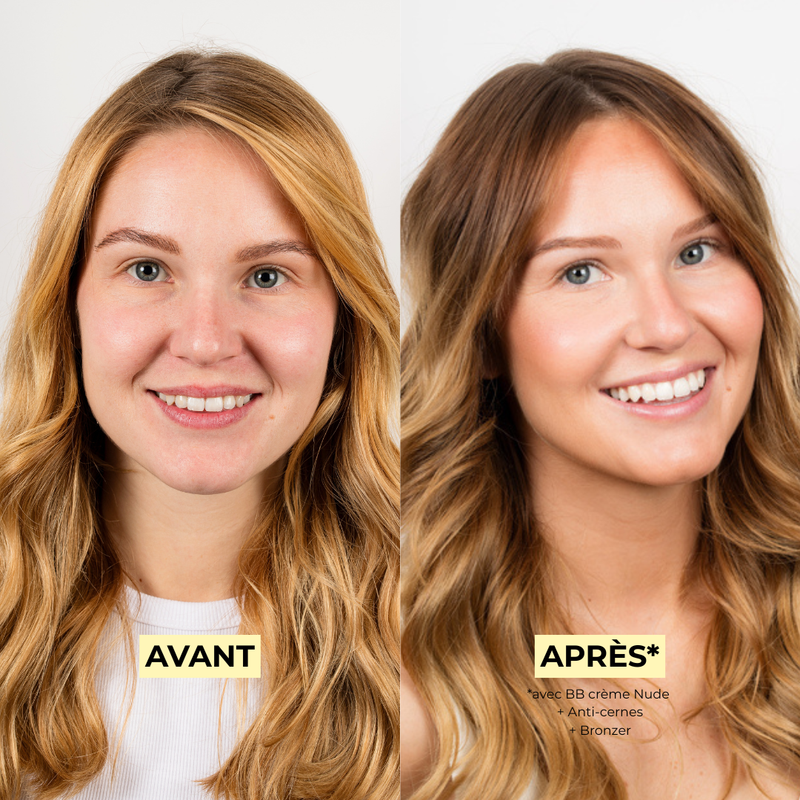 Trio • Anti-cernes soin teinté (Pré-commande) + BB crème SPF20 + Bronzer