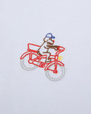 popincourt t-shirt 'bicycle dog'#color_poplin-blue