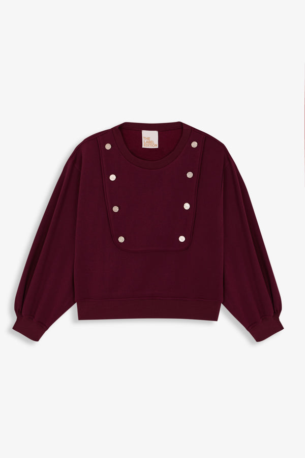 Sweat-Shirt Poppy Burgundy