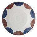 Camellia - Lot de 12 Assiettes Creuses - Bleu - Porcelaine