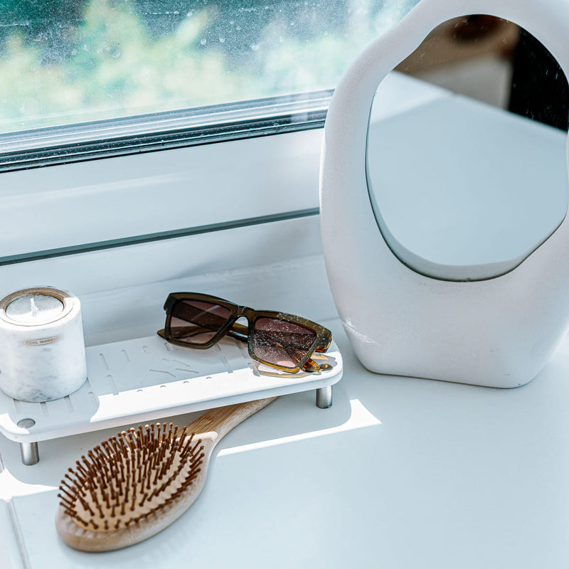 Porte Accessoires En Pierre De Diatomite - 2 Coloris