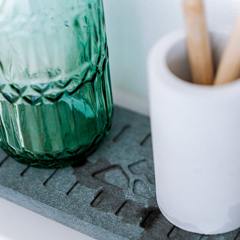 Porte Accessoires En Pierre De Diatomite - 2 Coloris