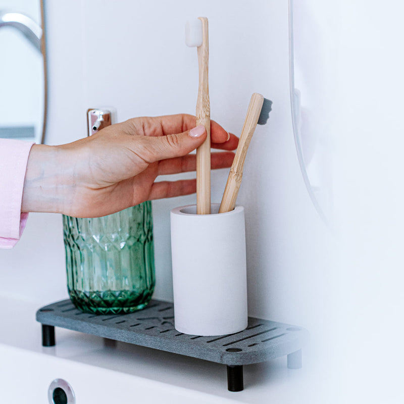 Porte Accessoires En Pierre De Diatomite - 2 Coloris