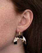 Boucles D'Oreilles Arc-En-Ciel - Latte