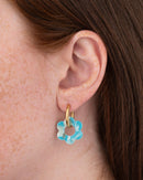 Baby Fleurette Earrings - Turquoise