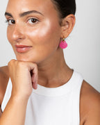Boucles D'Oreilles Baby Mermaid - Fuchsia