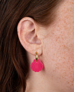 Boucles D'Oreilles Baby Mermaid - Fuchsia