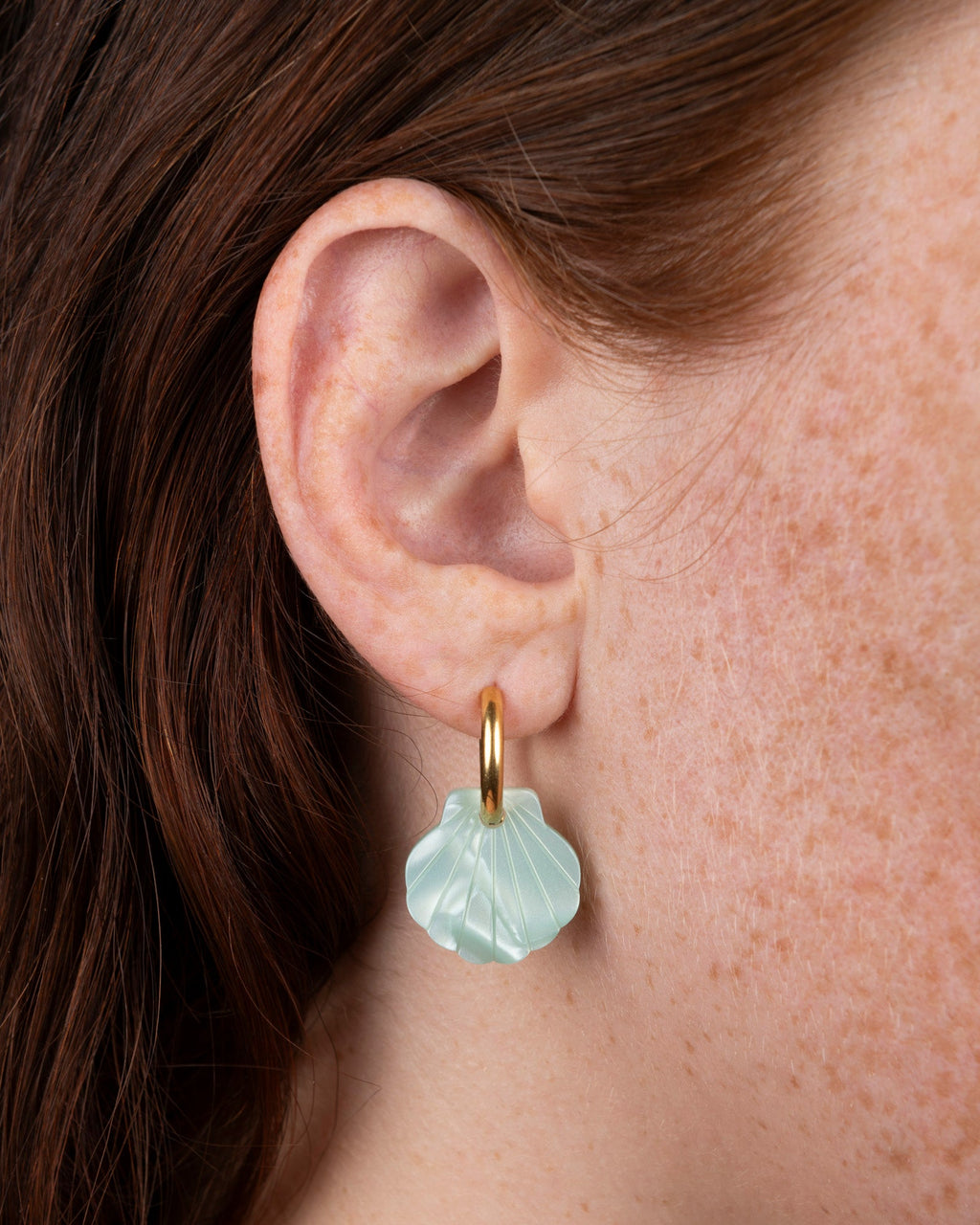 Boucles D'Oreilles Baby Mermaid - Turquoise
