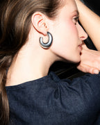 Boucles D'Oreilles Bulle - Argenté
