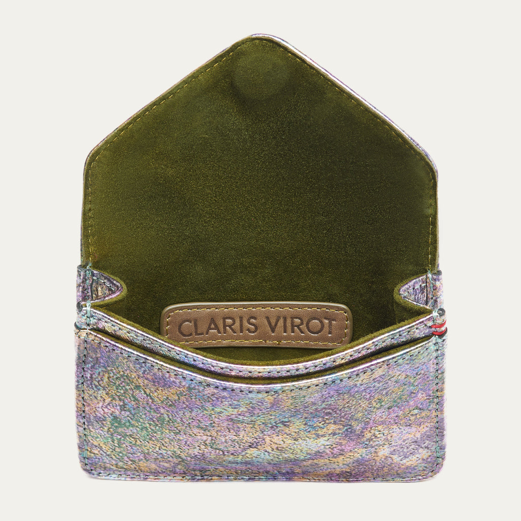 Porte Cartes Cuir Alex Metallise Essence