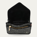 Porte Cartes Cuir Alex Nappa Noir Imprimé Bandana