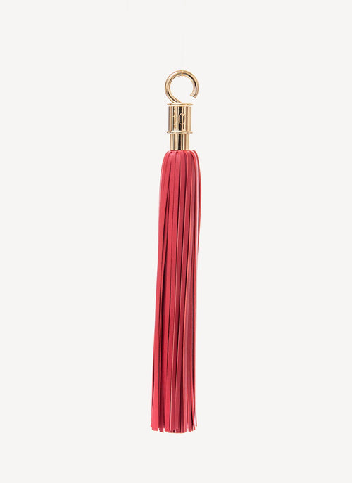 Balmain - Porte Clés En Cuir - Red - Femme