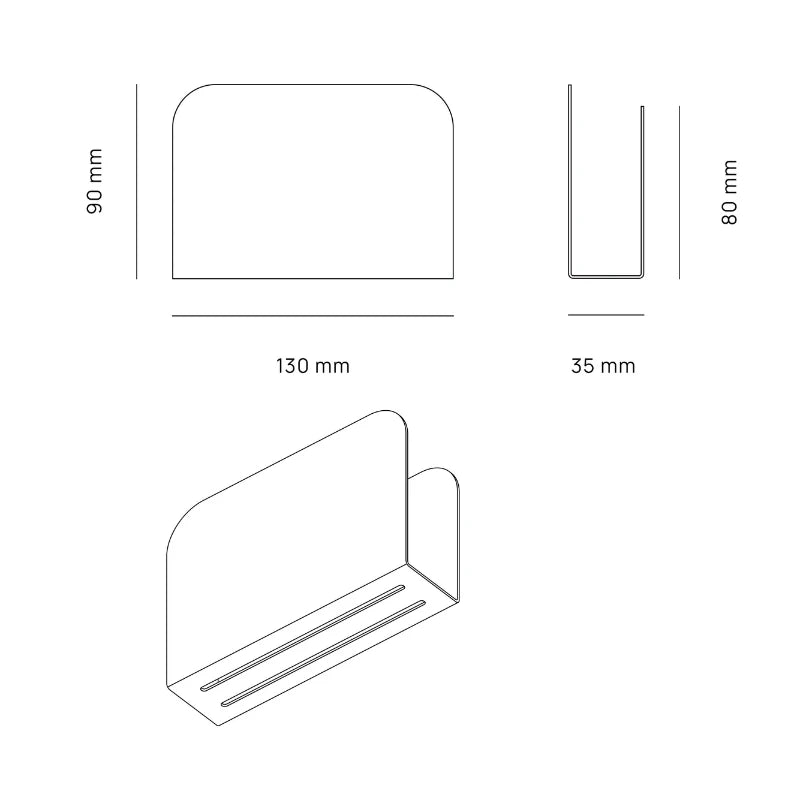 Cache Éponge Epure - Noir