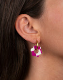 Baby Fleurette Earrings - Checks