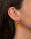 Baby Fleurette Earrings - Yellow