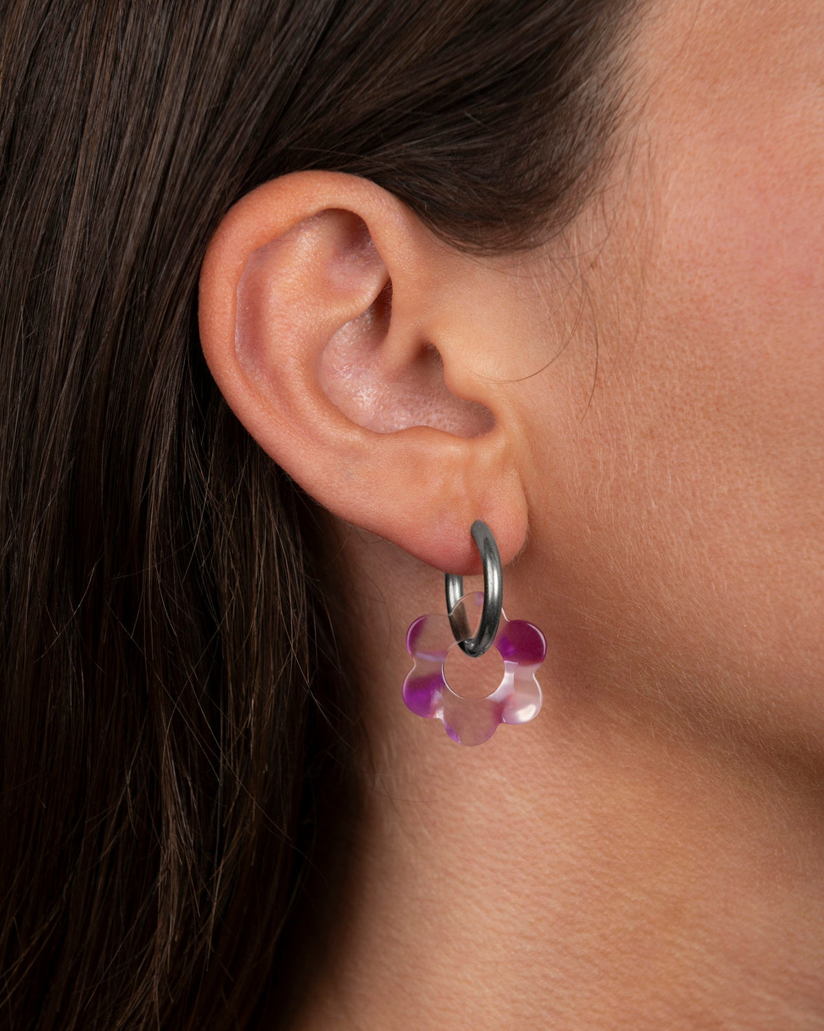 Boucles D'Oreilles Donuts - Pink