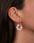 Baby Fleurette Earrings - Pink
