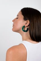 Boucles D'Oreilles Ginza - Vert