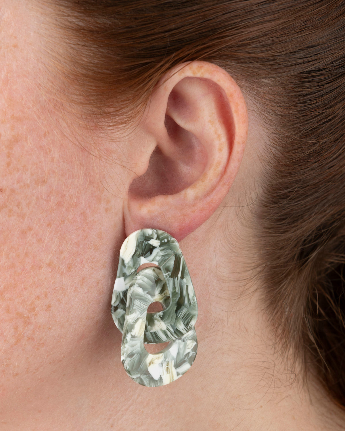 Boucles D'Oreilles Miallon - Marbre