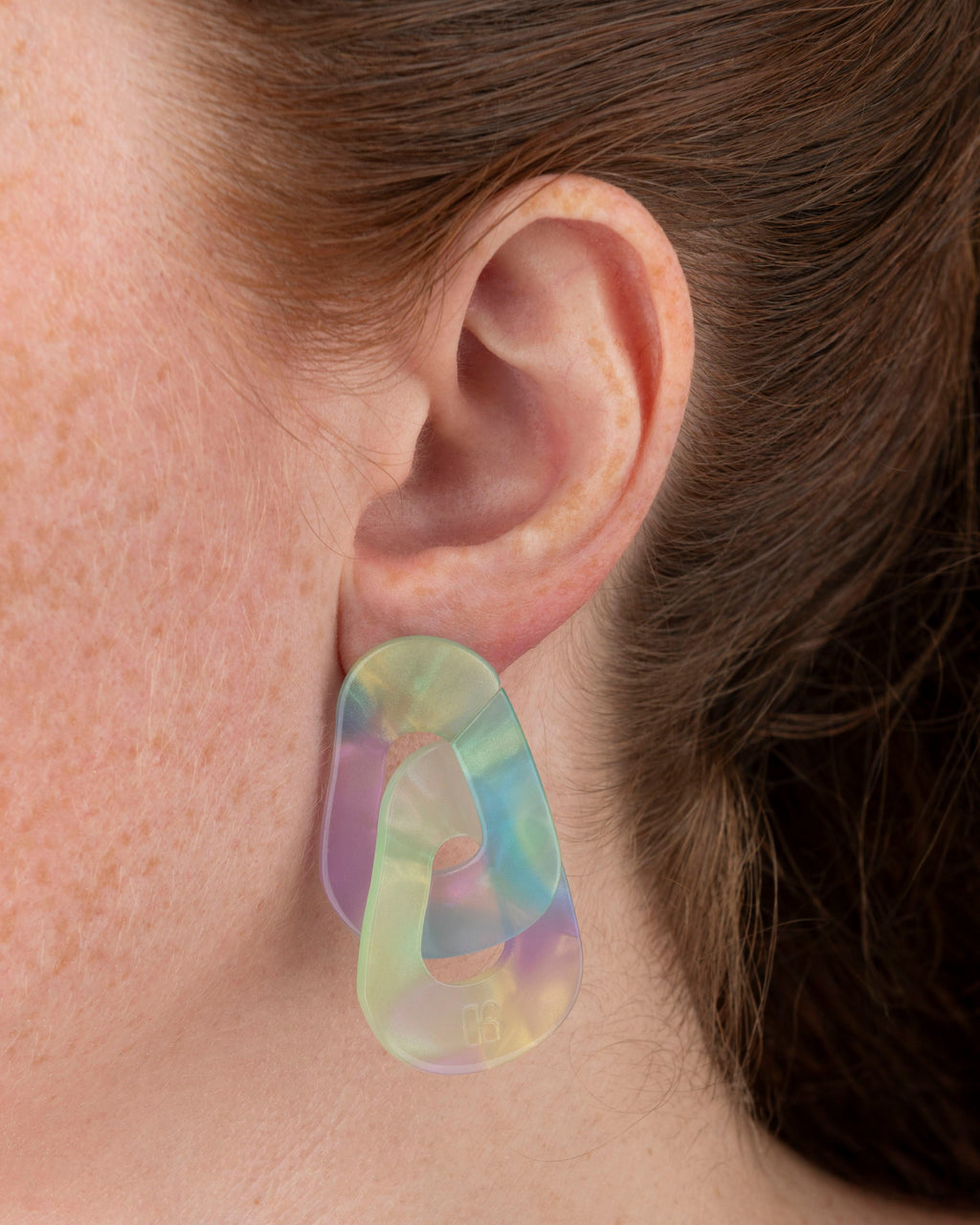 Boucles D'Oreilles Maillon - Sirène