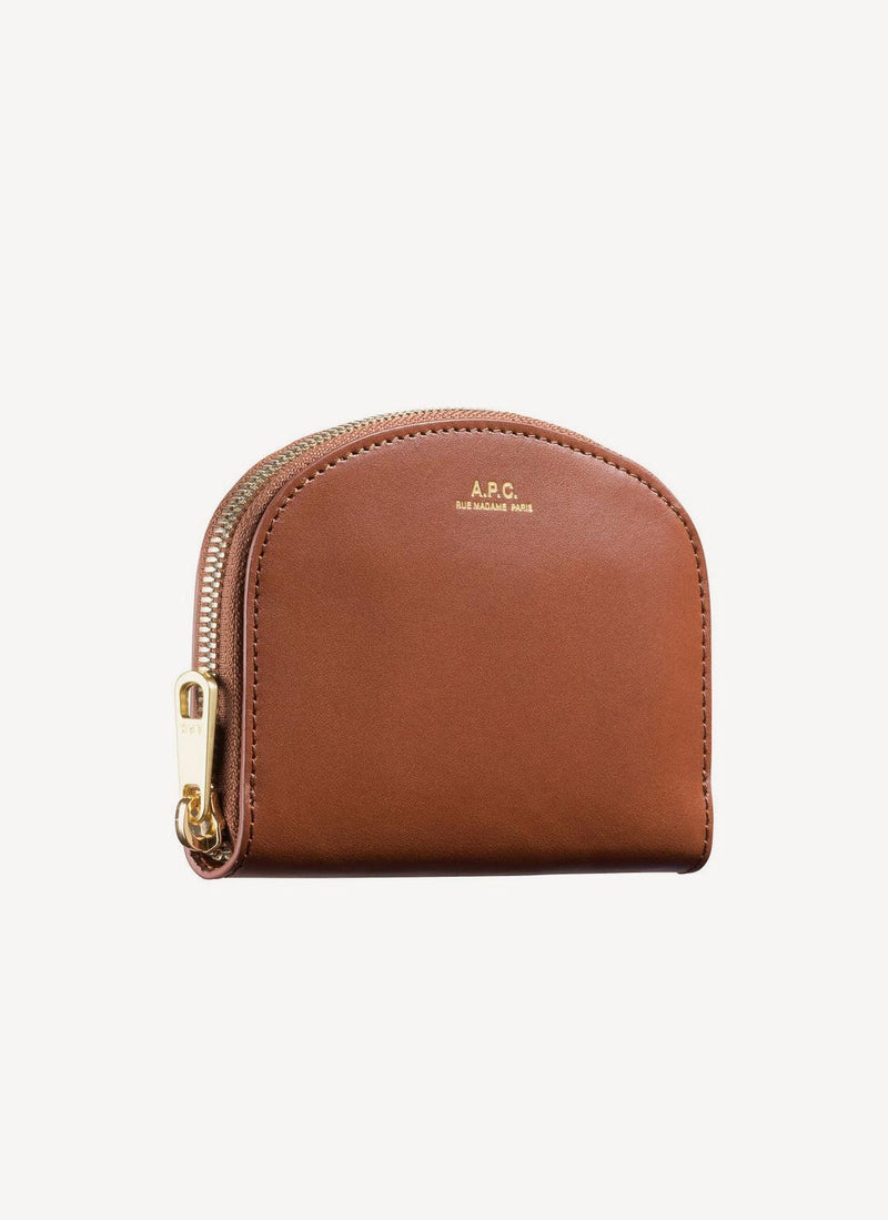 A.P.C. - Porte-Monnaie Demi-Lune - Light Brown - Femme