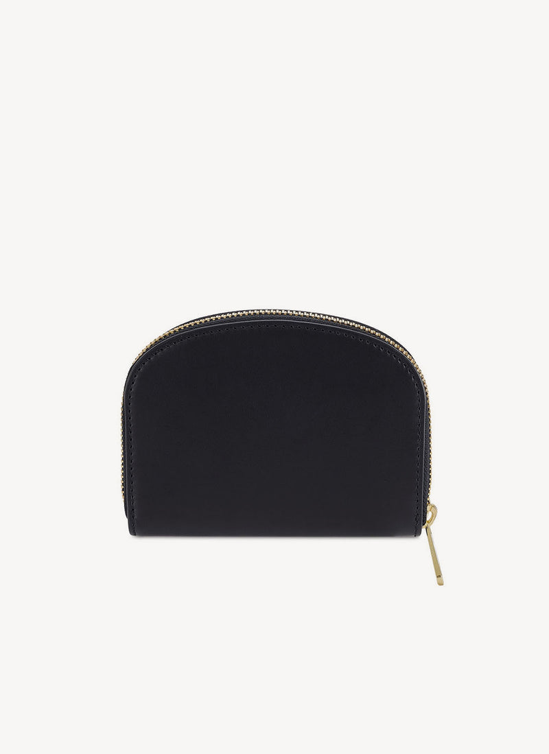 A.P.C. - Porte-Monnaie Demi-Lune - Black - Femme