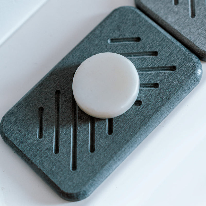 Porte-Savon En Pierre De Diatomite - 3 Coloris