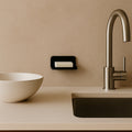 Le Moussant - Porte-Savon Mural - Acier - Blanc Brillant
