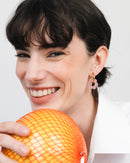 Baby Fleurette Earrings - Pale Pink