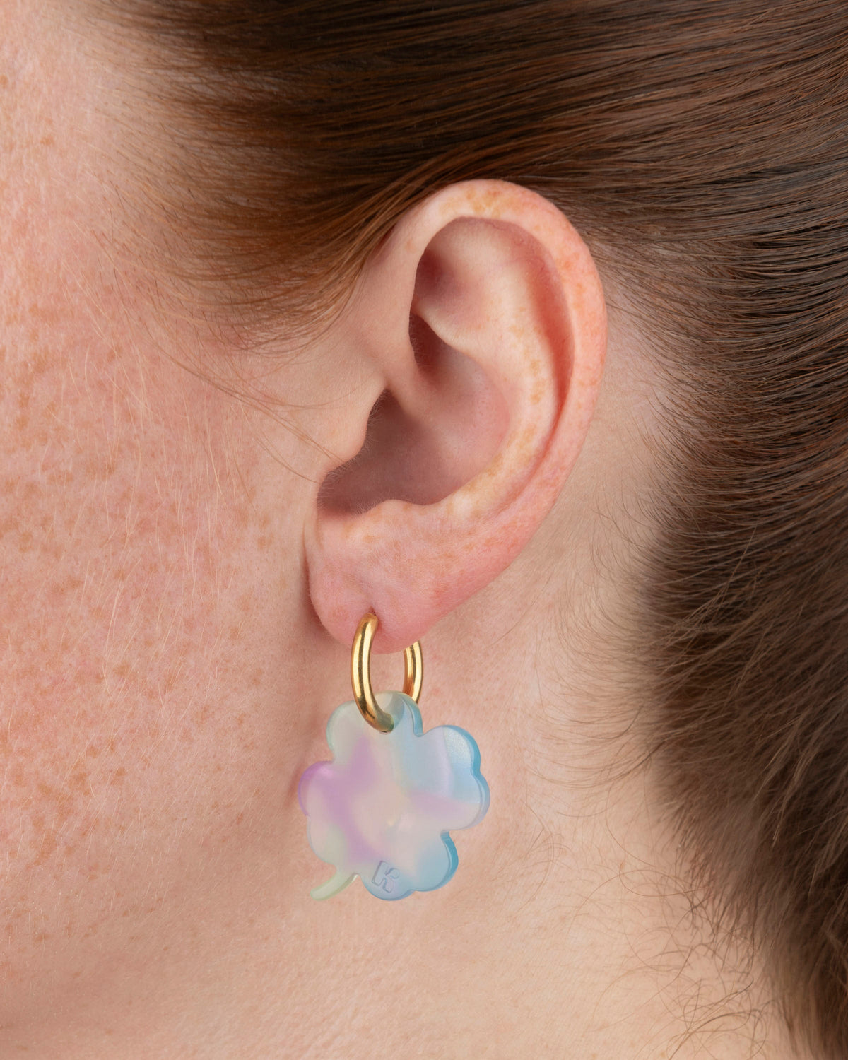 Boucles D'Oreilles Trèfle - Sirène