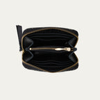 Portefeuille Cuir Mini Bob Nappa Noir Imprimé Bandana