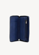 Armani - Portefeuille En Cuir Bleu - Blue - Homme