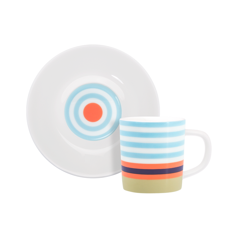 Espresso Cup + Saucer - Positano