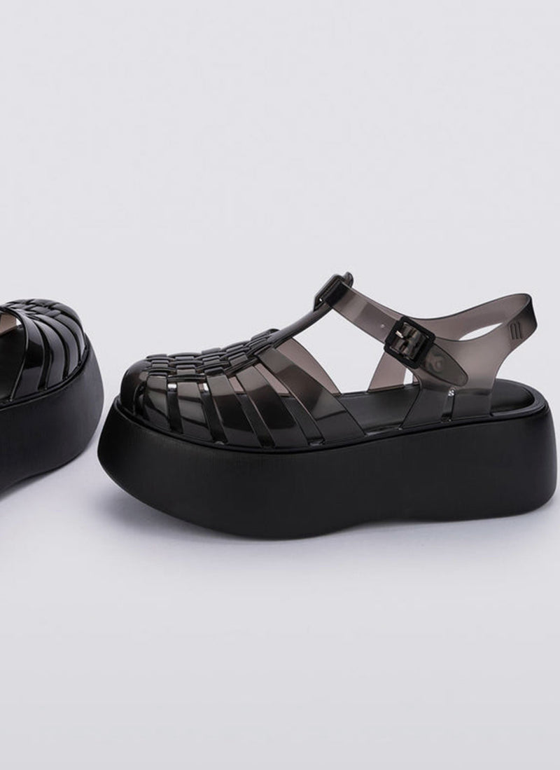 Melissa - Sandales Possession Plato - Black - Femme