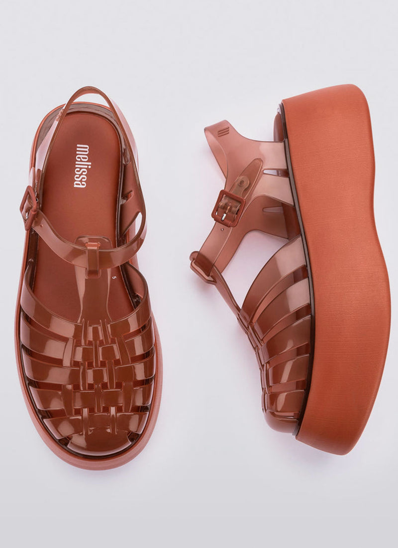 Melissa - Sandales Possession Plato - Brown - Femme