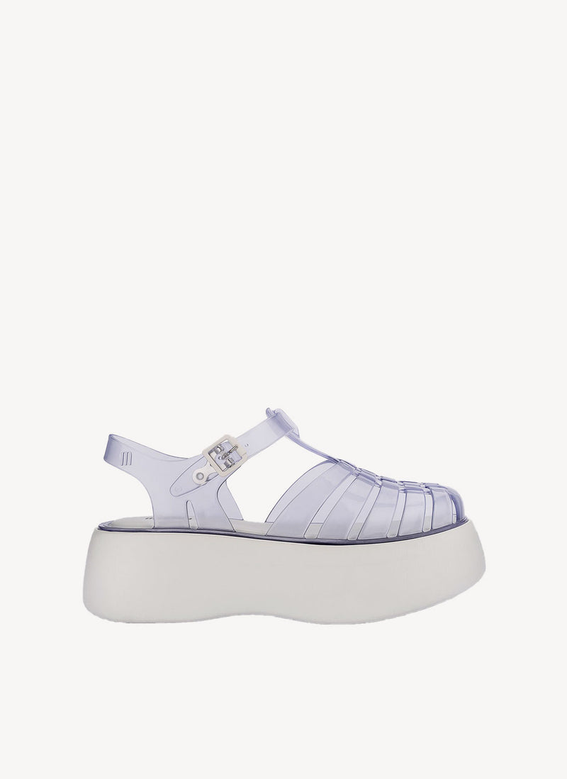 Melissa - Sandales Possession Plato - Clear White - Femme