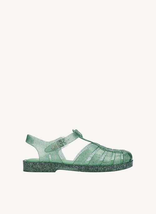 Melissa - Sandales Possession Shiny - Glitter Green - Femme