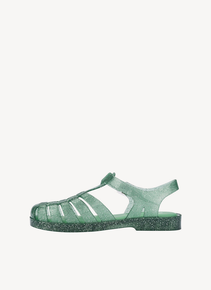 Melissa - Sandales Possession Shiny - Glitter Green - Femme