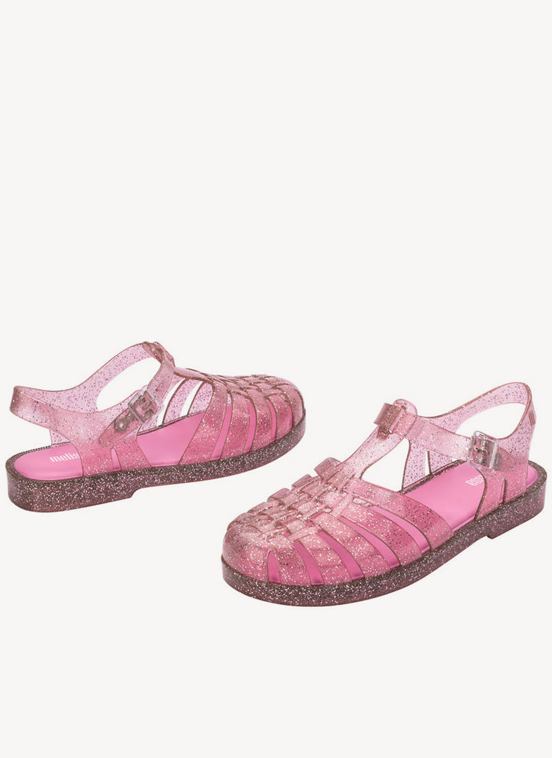 Melissa - Sandales Possession Shiny - Glitter Pink - Femme