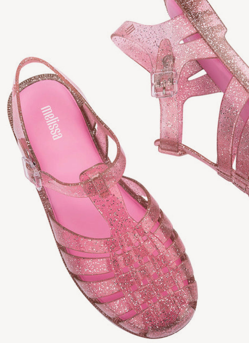 Melissa - Sandales Possession Shiny - Glitter Pink - Femme