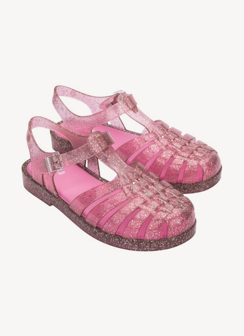 Melissa - Sandales Possession Shiny - Glitter Pink - Femme