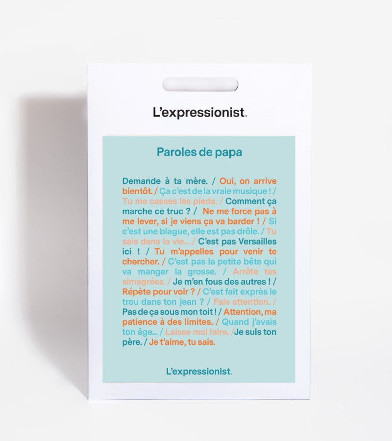 Poster - Paroles de papa L'expressionist
