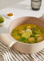 Pot Studio - Casserole En Fonte D'Aluminium Avec Revêtement Céramique - 24Cm - Sable