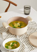 Pot Studio - Casserole En Fonte D'Aluminium Avec Revêtement Céramique - 24Cm - Sable